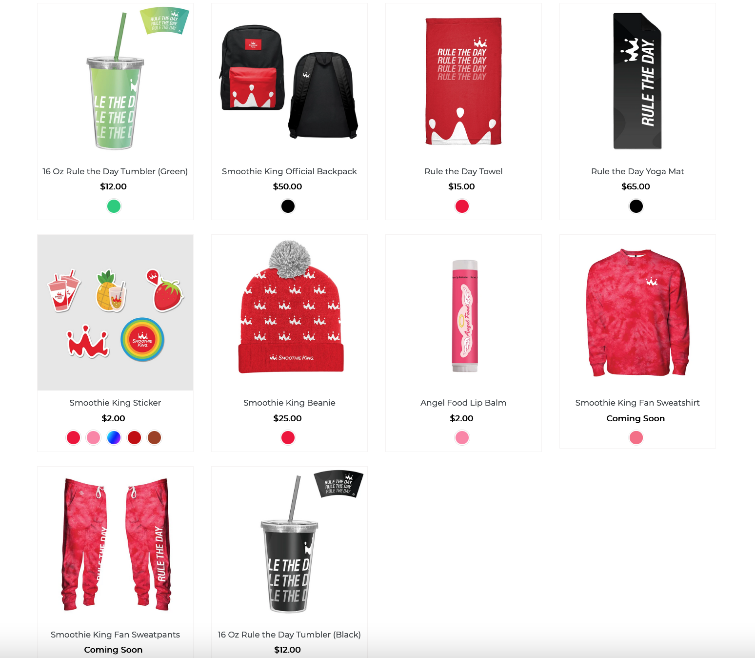 smoothie king merch