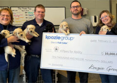 Koozie Group Sponsors Second Litter of Future Service Dogs