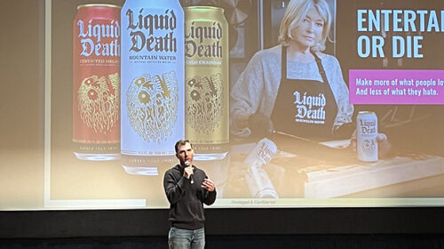 ‘Marketing Is Easy. Entertainment Is Hard’: Lessons in Branding From Liquid Death Founder Mike Cessario