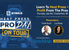 Stahls’ To Host Heat Press Pro Day at SF-1 Showroom
